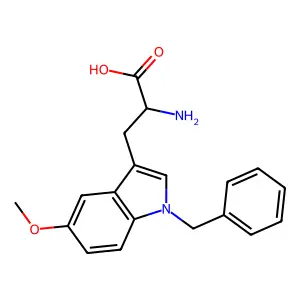 1-Benzyl-5-methoxytryptophan structure
