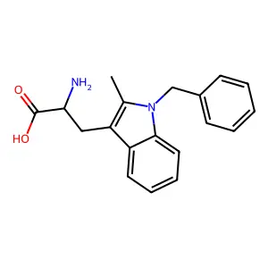 1-Benzyl-2-methyltryptophan structure
