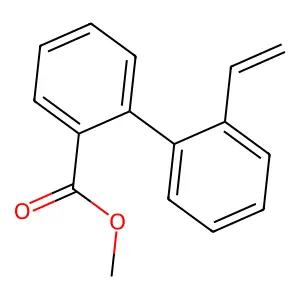 Methyl 2'-ethenyl[1,1'-biphenyl]-2-carboxylate structure