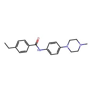 4-ethyl-N-[4-(4-methylpiperazin-1-yl)phenyl]benzamide structure