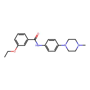 3-ethoxy-N-[4-(4-methylpiperazin-1-yl)phenyl]benzamide structure