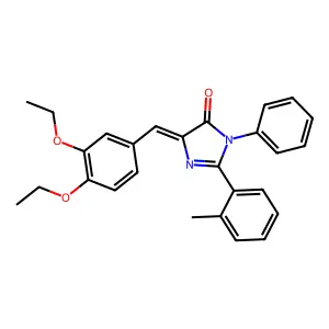 4H-Imidazol-4-one,5-[ methylene]-3,5-dihydro-2- -3-phenyl- structure