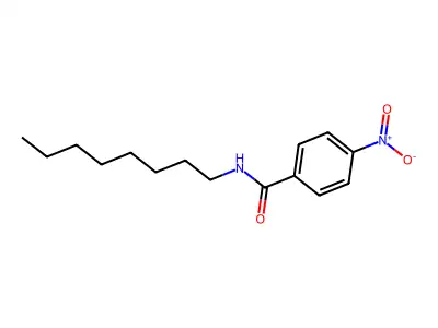 Benzamide, 4-nitro-N-octyl- structure