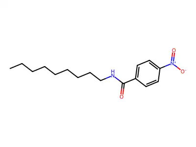 Benzamide, 4-nitro-N-nonyl- structure