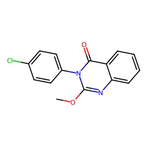 4(3H)-Quinazolinone, 3-(4-chlorophenyl)-2-methoxy- structure