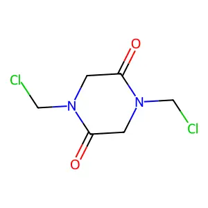 1,4-Bis(chloromethyl)piperazine-2,5-dione structure