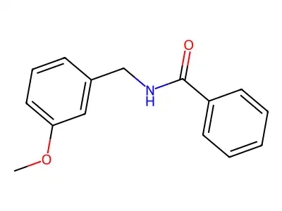 N-[(3-methoxyphenyl)methyl]benzamide structure
