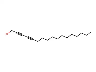 2,4-Heptadecadiyn-1-ol structure