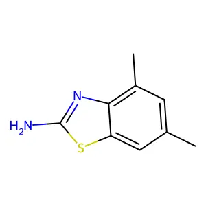 4,6-二甲基-2-苯并噻唑胺 structure