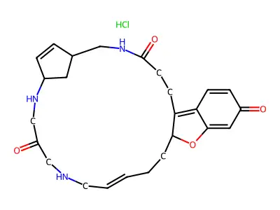 Lunarinehydrochloride structure