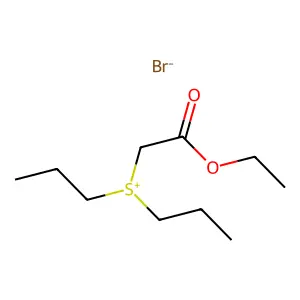(2-Ethoxy-2-oxoethyl)(dipropyl)sulfanium bromide structure