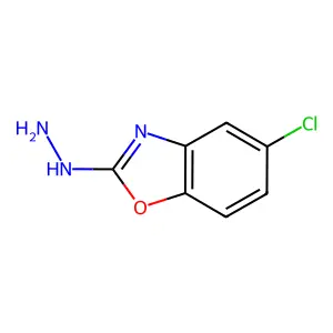 Benzoxazole, 5-chloro-2-hydrazino- structure