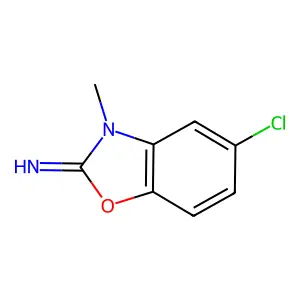 5-Chloro-3-methyl-2(3H)-benzoxazolimine structure