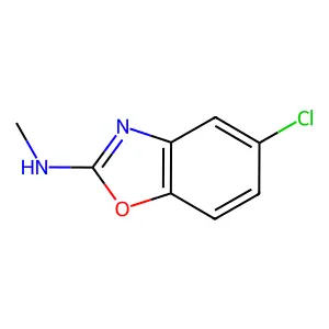Benzoxazole, 5-chloro-2-methylamino- structure