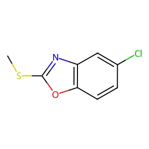 Benzoxazole, 5-chloro-2-methylthio- structure
