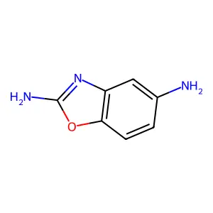 2,5-苯并噁唑二胺 structure