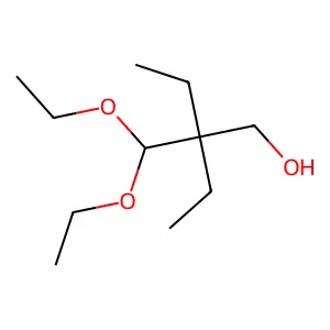 1-Butanol, 2-(diethoxymethyl)-2-ethyl- structure
