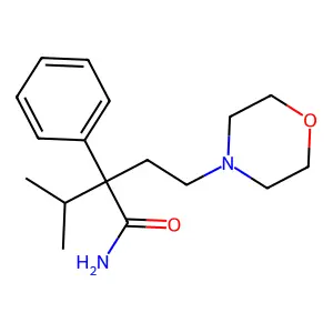 2-异丙基-4-吗啉基-2-苯基丁酰胺 structure