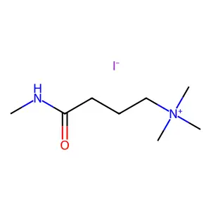 N-Methyl-4-(trimethylazaniumyl)butanimidate--hydrogen iodide (1/1) structure