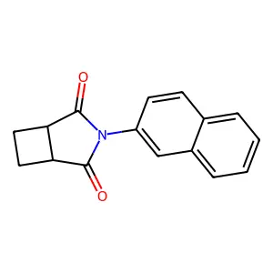 3-Azabicyclo(3.2.0)heptane-2,4-dione, 3-(2-naphthalenyl)- structure