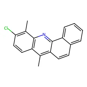 BENZ(c)ACRIDINE, 10-CHLORO-7,11-DIMETHYL- structure