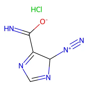 5-Diazoimidazole-4-carboxamide hydrochloride structure
