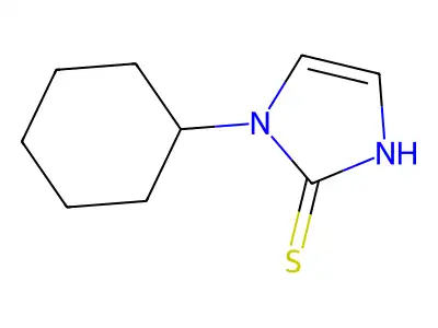 1-Cyclohexyl-1,3-dihydro-2H-imidazole-2-thione structure