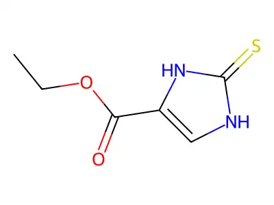 ethyl 2-sulfanyl-1H-imidazole-4-carboxylate structure