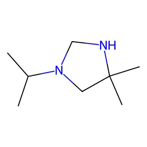 Imidazolidine, 4,4-dimethyl-1-isopropyl- structure
