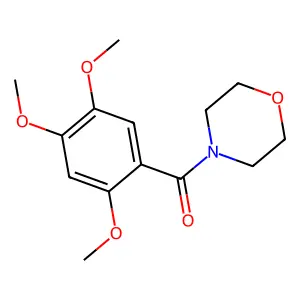 (Morpholin-4-yl)(2,4,5-trimethoxyphenyl)methanone structure