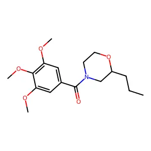 (2-Propylmorpholin-4-yl)(3,4,5-trimethoxyphenyl)methanone structure