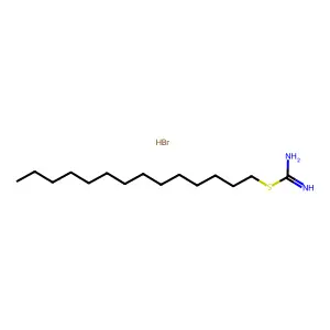 2-十四烷基-2-硫代伪脲氢溴酸盐 structure