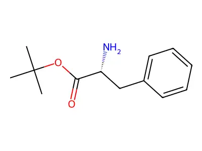 Phenylalanine, 1,1-dimethylethyl ester structure