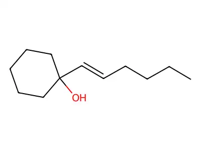 1-(1-Hexen-1-yl)cyclohexanol structure
