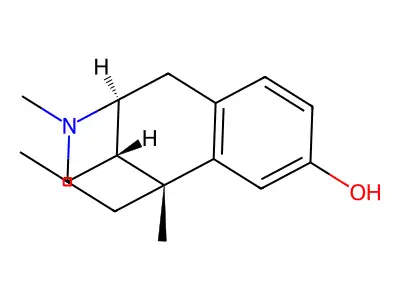 beta-(+-)-2'-Hydroxy-2,5-dimethyl-9-ethyl-6,7-benzomorphan structure