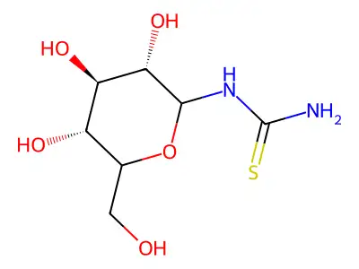 Urea, 1-(L-glucosyl)-2-thio- structure