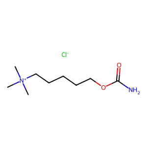 Ammonium, (5-hydroxypentyl)trimethyl-, chloride, carbamate structure