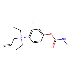 Ammonium, (p-hydroxyphenyl)allyldiethyl-, iodide, methylcarbamate structure