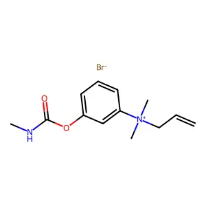 Ammonium, (m-hydroxyphenyl)allyldimethyl-, bromide, methylcarbamate structure
