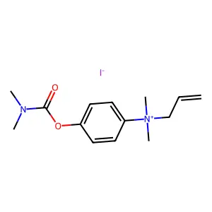 Ammonium, (p-hydroxyphenyl)allyldimethyl-, iodide, dimethylcarbamate structure