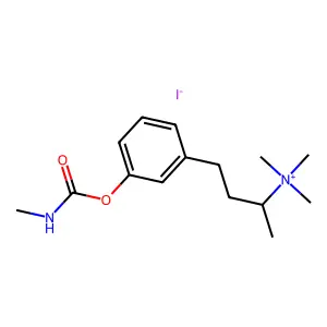 Ammonium, (4-(3-hydroxyphenyl)-sec-butyl)trimethyl-, iodide, methylcarbamate structure