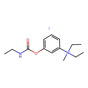 Ammonium, (m-hydroxyphenyl)diethylmethyl-, iodide, ethylcarbamate structure