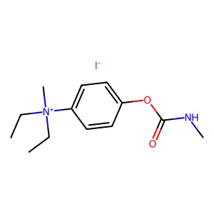 Ammonium, (p-hydroxyphenyl)diethylmethyl-, iodide, methylcarbamate structure