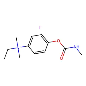 Ammonium, (p-hydroxyphenyl)dimethylethyl-, iodide, methylcarbamate structure