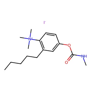 Ammonium, ((4-hydroxy-2-pentyl)phenyl)trimethyl-, iodide, methylcarbamate structure
