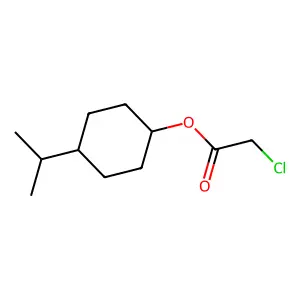 Acetic acid, chloro-, 4-isopropylcyclohexyl ester structure