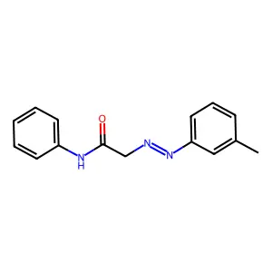 m-Tolylazoacetanilide structure