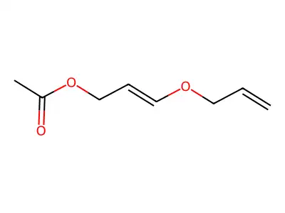 3-烯丙氧基烯丙基乙酸酯 structure