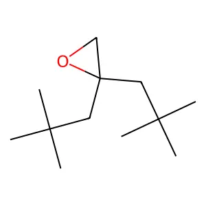 Oxirane, 2,2-di-tert-pentyl- structure