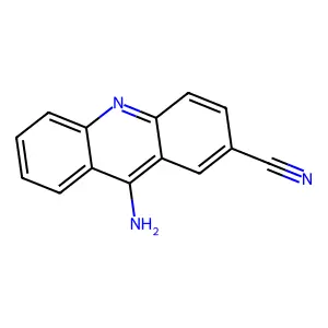 Acridine, 9-amino-2-cyano- structure